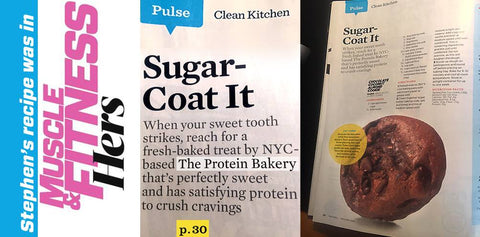 MUSCLED INTO MUSCLE & FITNESS HERS MAGAZINE - The Protein Bakery