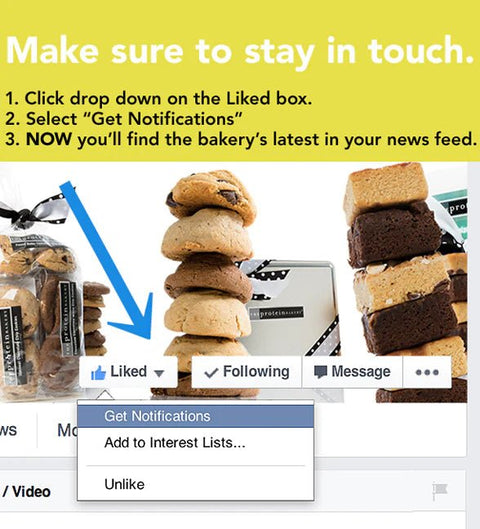 See Us In Your Facebook Feed - The Protein Bakery