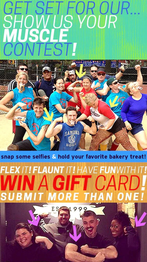 SHOW US YOUR MUSCLE & YOU COULD WIN A GIFT CARD! - The Protein Bakery