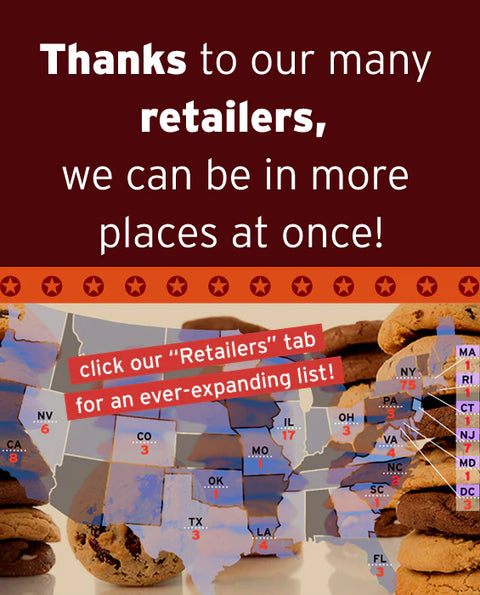 WE CELEBRATE OUR LONG LIST OF RETAILERS
