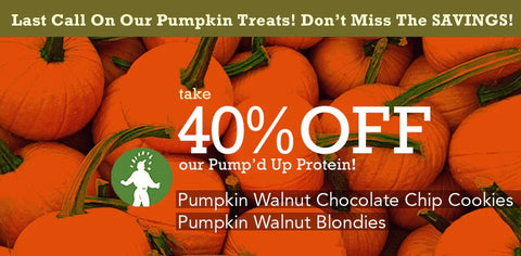 40% SAVINGS ON OUR Seasonal PUMPKIN TREATS! - The Protein Bakery