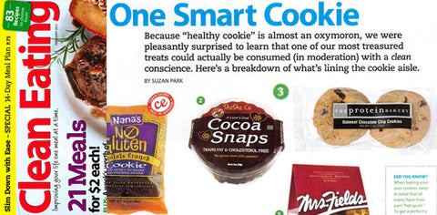 Clean Eating Lists Our Cookie In Its Top 5
