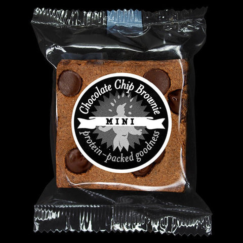 Chocolate Chip Protein Brownie Mini - The Protein Bakery